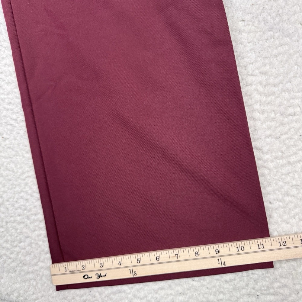 Commence Wide Leg Dress Pants Women's M‎ Minimalist Business Burgundy 28x31 - Picture 6 of 10